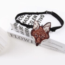 Trendsetting Polyester Fox Pattern Pretied Bow Tie For Daily Fashion And Special Occasions