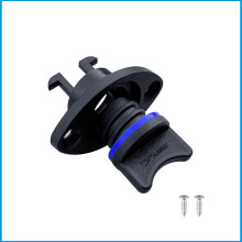 (Blue)Tappo di drenaggio marino tappo di scarico olio universale con prevenzione perdite acqua gommone