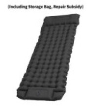 (Black)Outdoor Aufblasbare Camping Matte Kissen Roll Up Matratzenauflage Schlaf Bett Aktivitäten