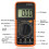 DT9205A Digital Multimeter AC  Voltmeter Ohm Volt Amp Tester Resistance Capacitance Diode HFE Tester, Multimeter 3
