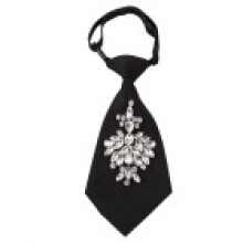 Womens Stylish Crystal Encrusted Tie Ornament With Arrow Shape For Outfits Casual