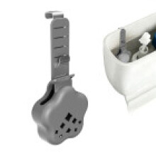 (Gray Star)Toilet Tank Cleaner Tablet Holder With Metal Hook Suitable For Home Use Daily