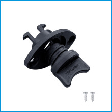 (Black)Plugue de drenagem marítima plugue universal de drenagem de óleo com bote de prevenção de vazamento de água