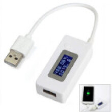 Lcd Dual Usb Charger Mobile Power Detector Voltage Current Meter Tester Monitor