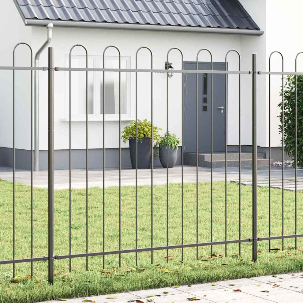 Vidaxl Garden Fence Boxtel Grey 8721158881816