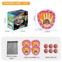 (Basketball Light 6)Camping Game Soft Light Up Target Ball Set For Kid Outdoor Play Interactive Gift