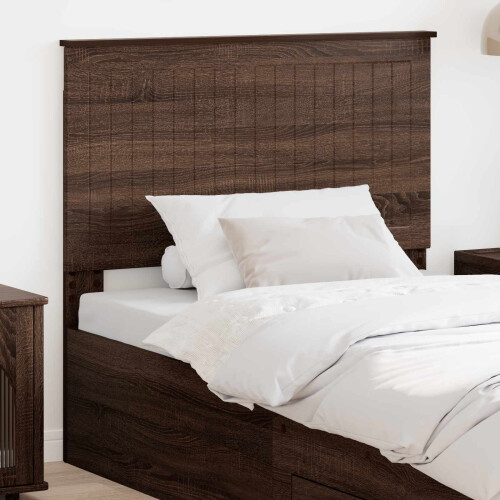 VidaXL vidaXL Headboard with Headboard Brown Oak 100 cm Engineered wood
