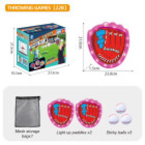 (Ball Light 3)Camping Game Soft Light Up Target Ball Set For Kid Outdoor Play Gift Interactive