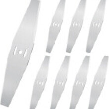 12pcs Replacement Metal Brushcutter Blades For Electric Trimmers Metal Gardens Farms Land And Clearing