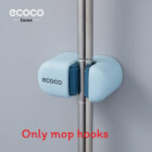 (SmartBlue)Plastic Wall Hook Storage With No Drilling For Mop And Broom Bathroom Holder
