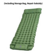 (Green)Tapis de camping gonflant extérieur oreiller matelas à roulettes coussin activités de sommeil lit