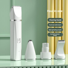 (White)Wireless Pet Hair Grooming Clipper With Multiple Attachments For Cats Dogs Tool