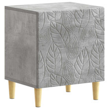 vidaXL Bedside Table Concrete Grey 43 x 34.5 x 50 cm Engineered Wood