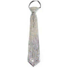 (B)Unisex Geometric Tie With Metallic Look And Arrow Shape For Casual Events