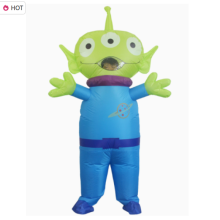 Inflatable Alien Mascot Costume Anime Cartoon Inflatable Cosplay Set Halloween Inflatable Character Cosplay Costume 150-190CM