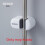 (MinimalWhite)Plastic Wall Hook Storage With No Drilling For Mop And Broom Bathroom Holder 1