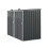Living And Home Metal Outdoor Bin Shed for 2 Trash Bins 3