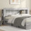 VidaXL vidaXL Headboard Cabinet with Storage Grey Sonoma Engineered Wood 1