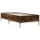VidaXL vidaXL Bed Frame Smoke Oak 80 x 200 cm Engineered Wood 5