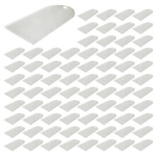 100PCS Frosted Acrylic Wedding Blank Place Card Clear Arch Gift Tag Name Plate Seating Chart DIY Mark Place for Party