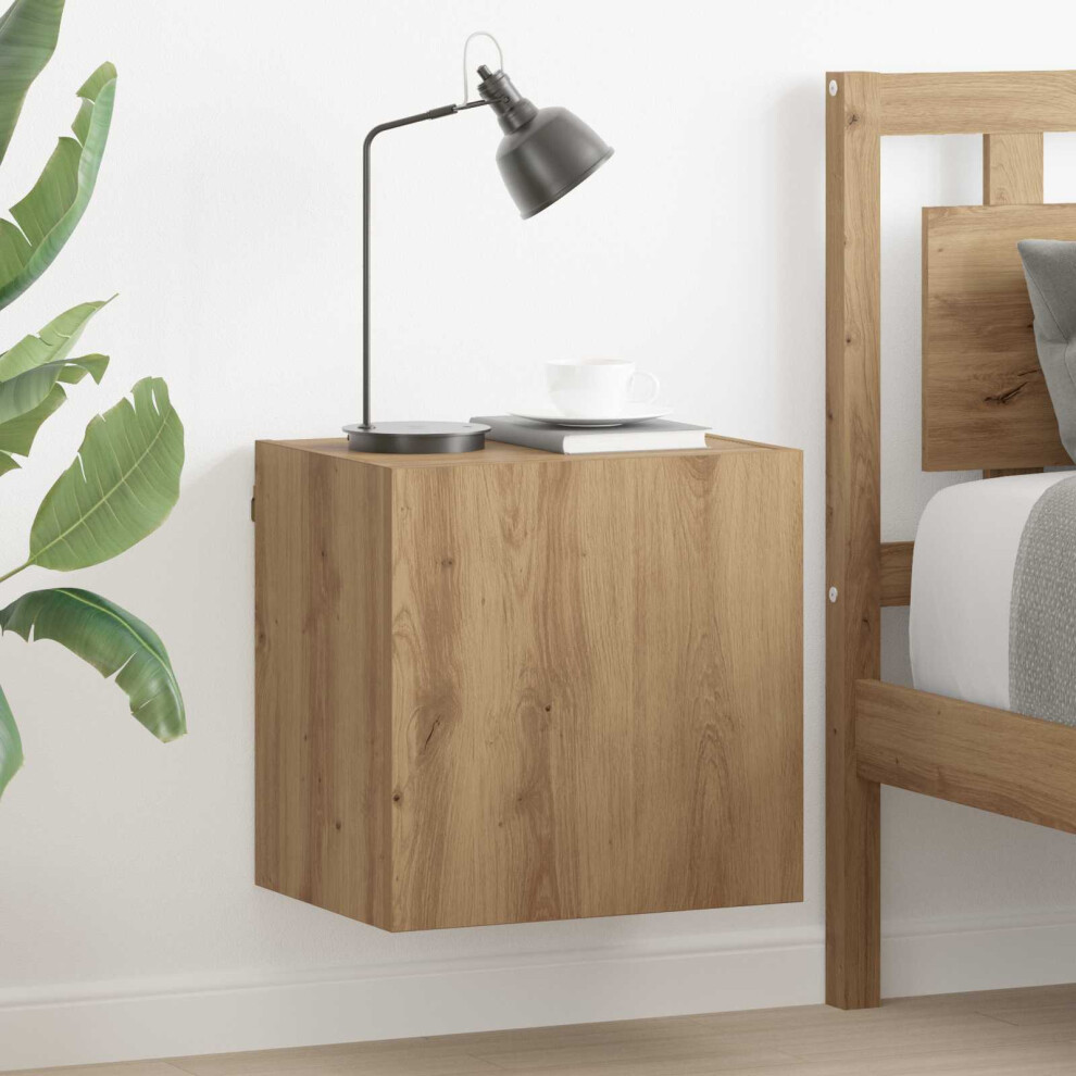 Vidaxl Tv Wall Cabinets 2 Pcs Artisan Oak 40.5X30x40cm Engineered Wood