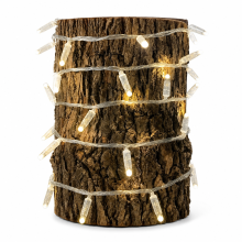 Waterproof Outdoor LED String Lights, White Light, 10 m, 100 LEDs, 220 V – XI YA Lighting