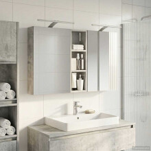 vidaXL Badezimmerschrank-Set 3 stk. 100 x 10,5 x 60,5 cm Holzwerkstoff