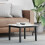 VidaXL vidaXL Coffee Table White 50 x 50 x 36 cm Solid Pine Wood 1