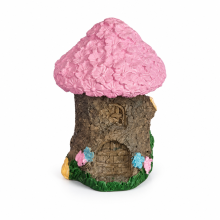 Solar LED Resin Fairy House Garden Light, Waterproof Outdoor Lawn Decoration