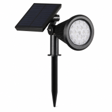 Solar Outdoor LED Spotlight, 18 LEDs White Light, Waterproof Garden Lawn and Tree Landscape Lighting