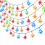 Multicolor Snowflake LED Christmas String Lights, 5 m 50 LEDs, Waterproof Battery Box, 8 Modes with Remote Control 1