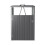 Living And Home Metal Outdoor Garbage Bin Shed For 1 Trash Bin 3