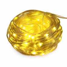 Outdoor Waterproof LED Fairy Lights, Warm White, 800 LEDs, USB-C Rechargeable with Remote Control