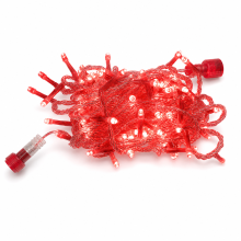 Red LED String Lights 24V, 800 LEDs, Waterproof and Connectable for Christmas Decoration