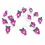 Grape Fairy String Lights, 30 LEDs, 8 Modes, Waterproof Battery Box with Remote Control, Festive Decoration 1