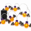 Solar LED String Lights Devil Pumpkin with Wings, 20 Lights, Waterproof Halloween Decoration 1