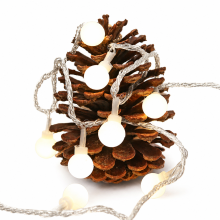 Multicolour LED Globe String Lights, 100 LEDs, 8 Modes, Battery Powered and Waterproof for Tent and Room Decor
