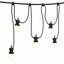 G50 Outdoor LED String Lights, 20 Warm White Bulbs, 24V बन Transformer, for Garden, Camping and Parties