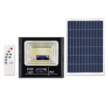 400W Solar LED Floodlight for Outdoor Garden, 600 LEDs, IP67, Remote Control, Dusk Sensor and Timer