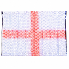 England Flag LED Net Light, 24V Low Voltage with Transformer