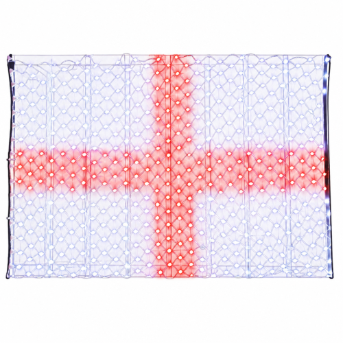 England Flag LED Net Light, 24V Low Voltage with Transformer