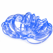 Blue LED Rope Light USB with Remote Control, 300 LEDs, 32 m, Waterproof Outdoor Decoration
