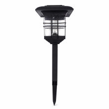 Square Solar Garden Light, Waterproof Lawn and Patio Stake Light, White Light