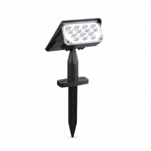 Solar LED Garden Stake Light for Outdoor Landscape, 7 LEDs Warm White, Waterproof