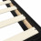 VidaXL vidaXL Floor Bed Frame Black Oak 80 x 200 cm Engineered Wood 5