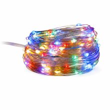 Solar Multicolor LED String Lights, 200 LEDs, 8 Modes, Copper Wire for Outdoor Garden, Camping and Festive Decor