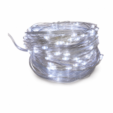 Solar LED String Lights White, 200 LEDs, 8 Modes, Outdoor Waterproof Garden Camping and Festive Decoration