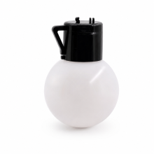 Waterproof Outdoor LED Globe String Lights, 120 Warm White Opal Bulbs, Plug-In with End Connector for Camping and Parties