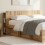 VidaXL vidaXL Headboard Cabinet with Storage Artisan Oak Engineered Wood 1