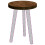VidaXL vidaXL Table Top Dark Brown Ø 40 x 4 cm Solid Oak Wood 4